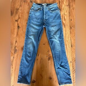 Re/Done Women’s Slim Blue Jeans